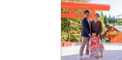 七五三ロケーション撮影