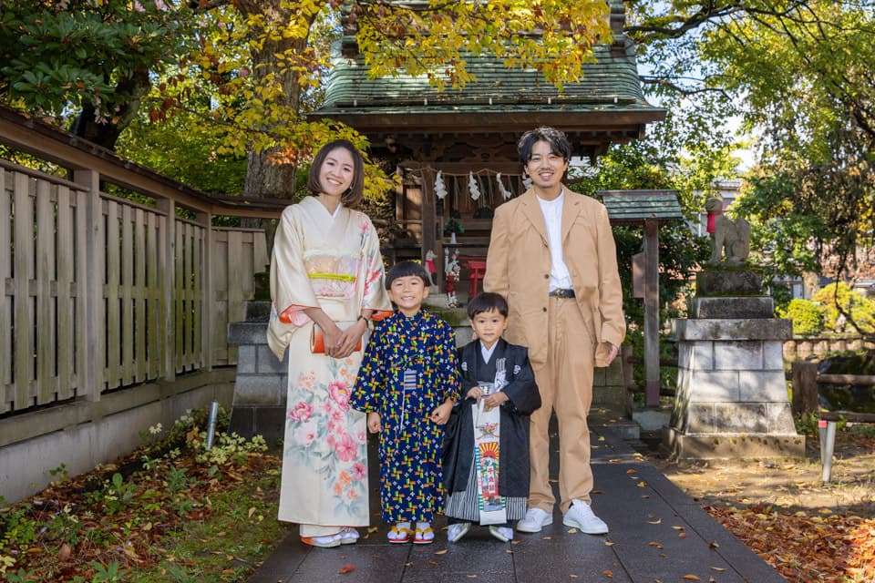 七五三の写真