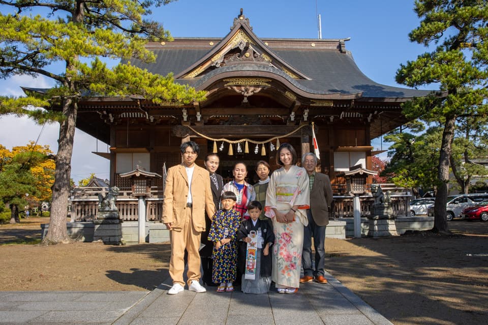 七五三のサンプル写真