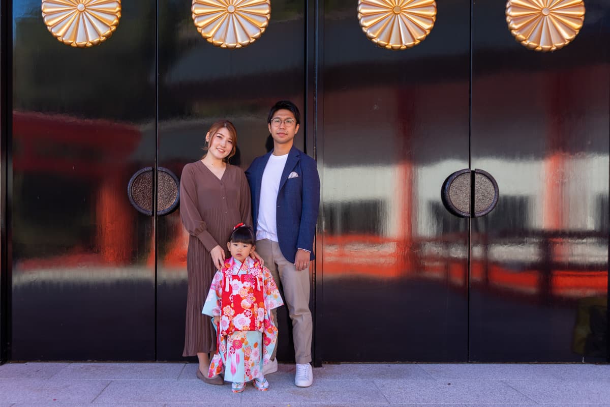 ロケーション撮影七五三