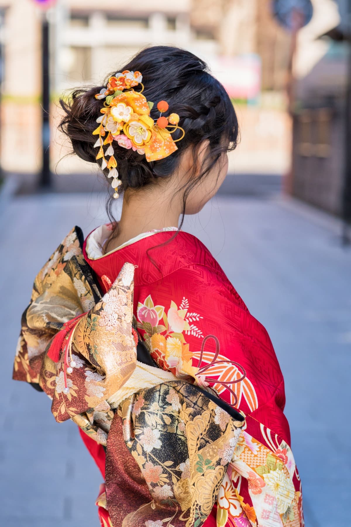 成人式前撮り写真